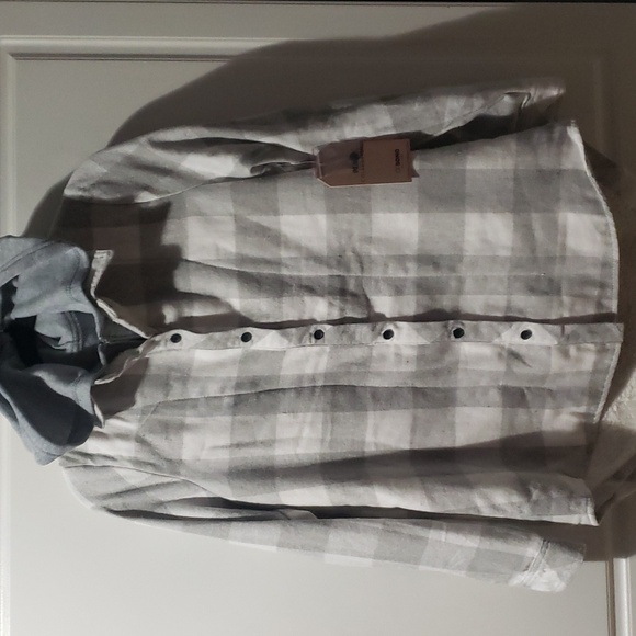 Ci Sono plaid fleece jacket - Picture 1 of 8